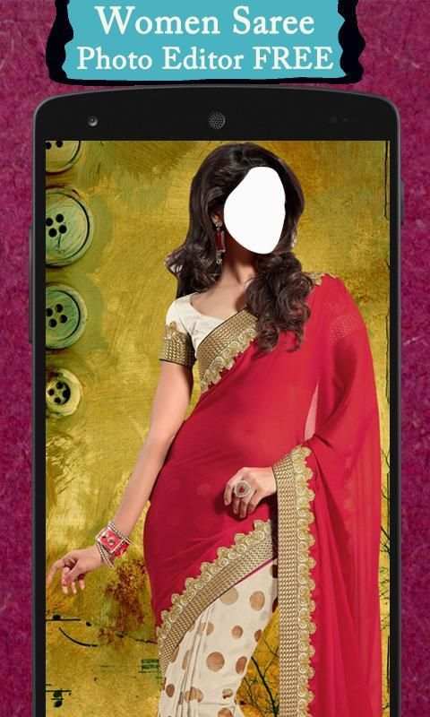Women Saree Photo Editor FREE screenshot 1