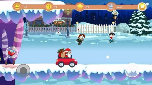 Santa Runner Game स्क्रीनशॉट 2