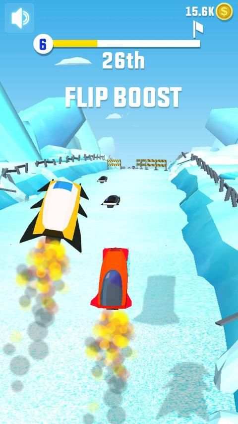 Flippy Snow Rider Race screenshot 2