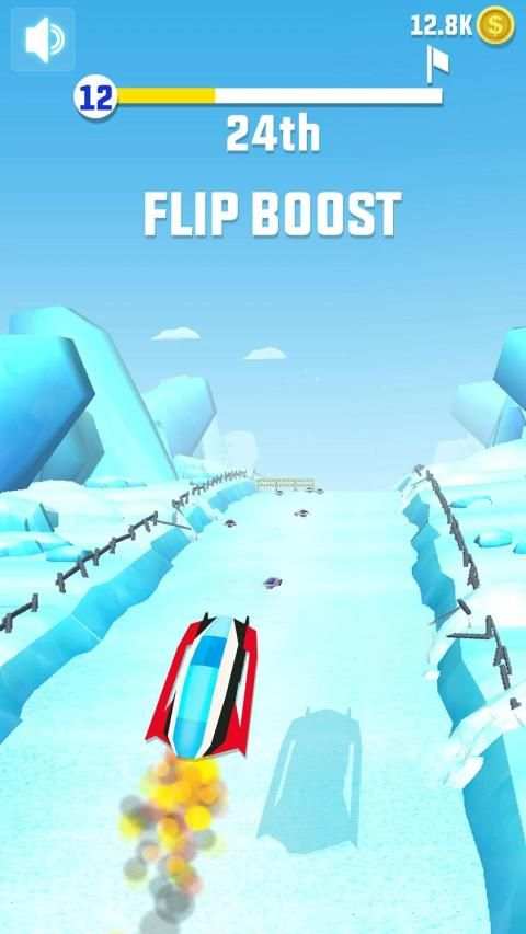 Flippy Snow Rider Race screenshot 3