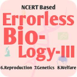 ERRORLESS BIOLOGY-III BOOK FOR NEET,AIIMS & JIPMER