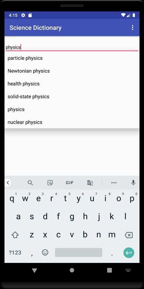 Science Dictionary screenshot 4
