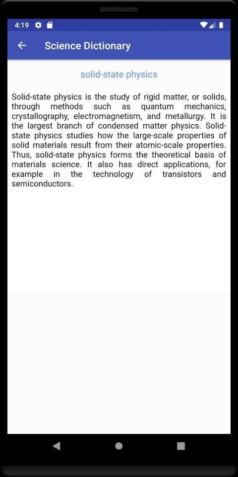 Science Dictionary screenshot 3