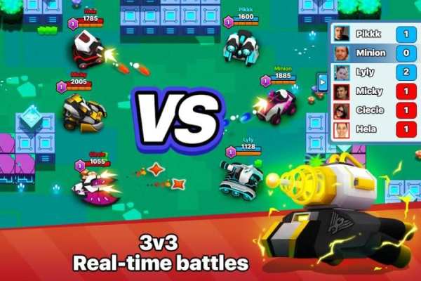 Tank Raid Online - 3v3 Battles screenshot 15