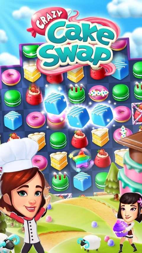 Crazy Cake Swap: Matching Game screenshot 11