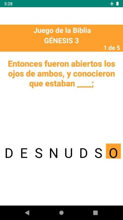 Juego de la Biblia screenshot 1