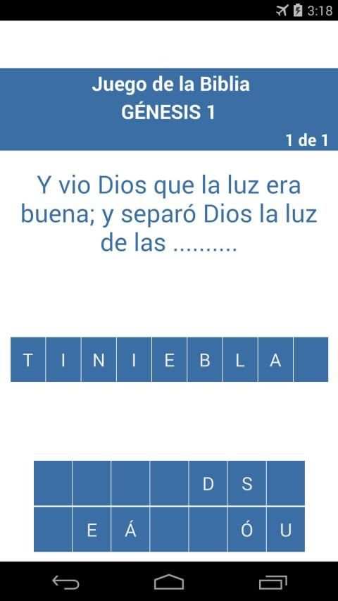 Juego de la Biblia screenshot 3