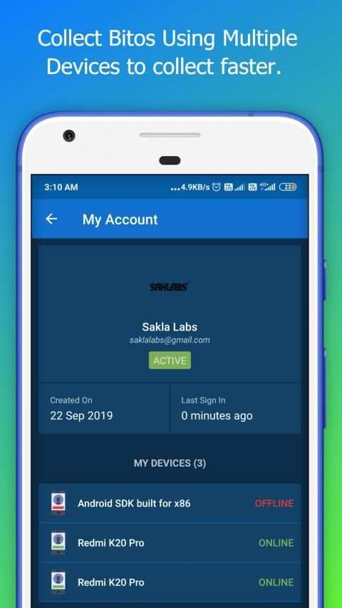 Bitocash screenshot 1