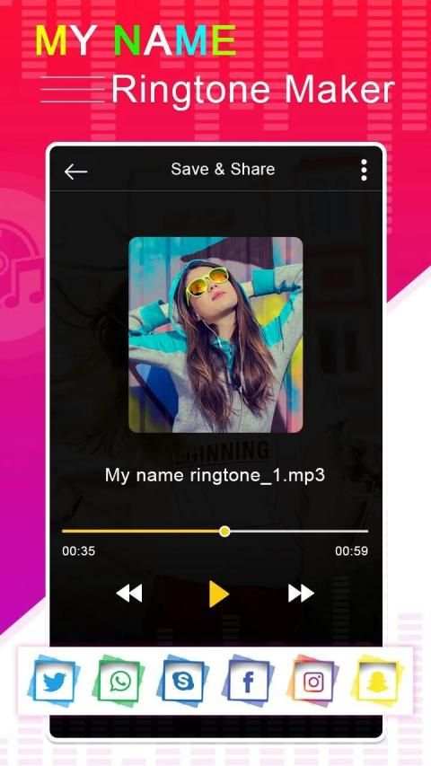 My Name Ringtone Maker & Caller Name Ringtone स्क्रीनशॉट 1
