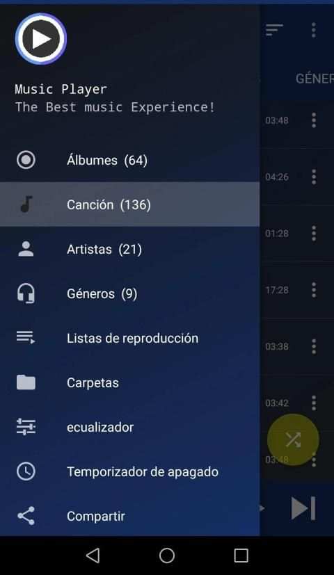 Mp3 Music Player Pro App स्क्रीनशॉट 1
