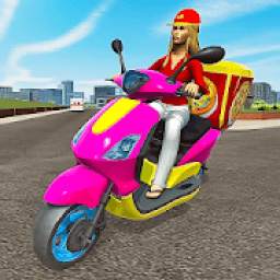 Moto Bike Pizza Delivery 2019 – Girl Food Game