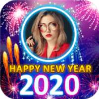 2020 New Year photo frame, Greetings & Gifs