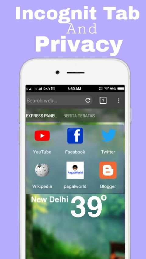 GFaad Browser-Fast Downloading Speed स्क्रीनशॉट 2