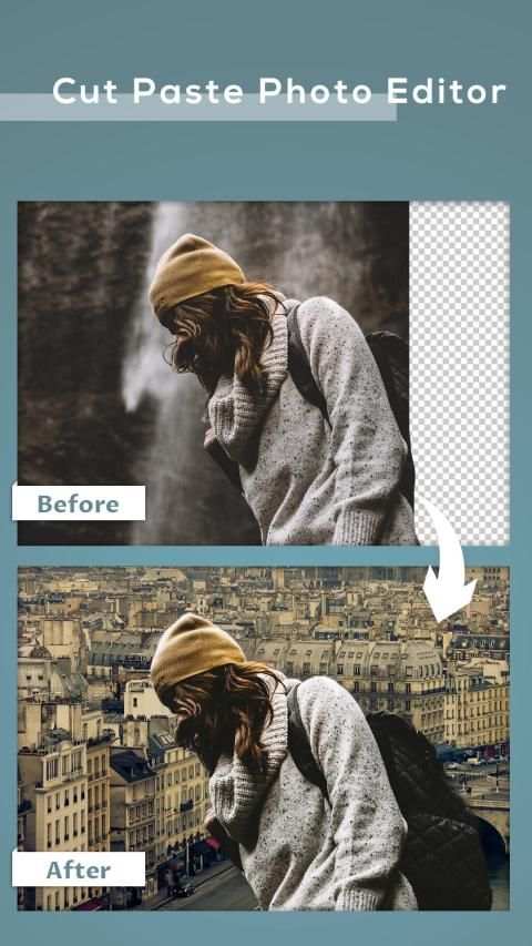 Cut Paste Photo Editor स्क्रीनशॉट 1
