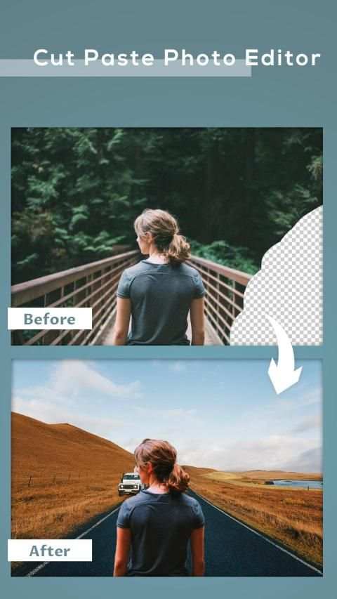 Cut Paste Photo Editor स्क्रीनशॉट 2