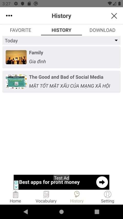 Học Tiếng Anh Song Ngữ screenshot 3