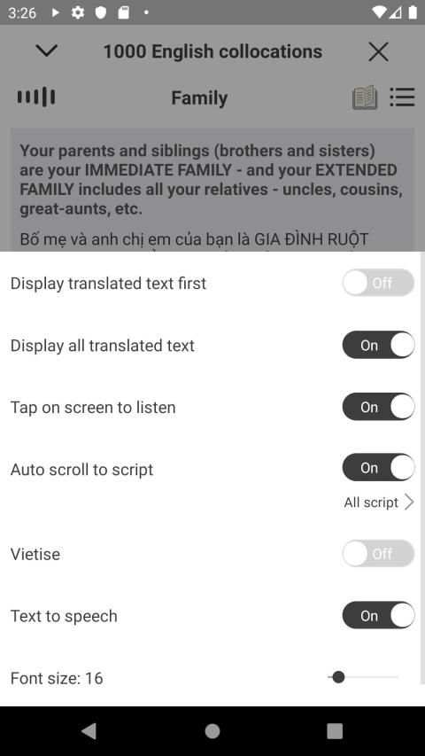 Học Tiếng Anh Song Ngữ screenshot 2