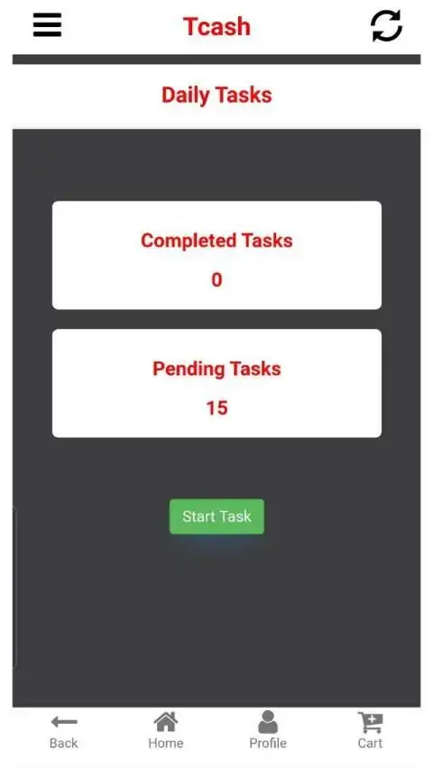 Tcash screenshot 1
