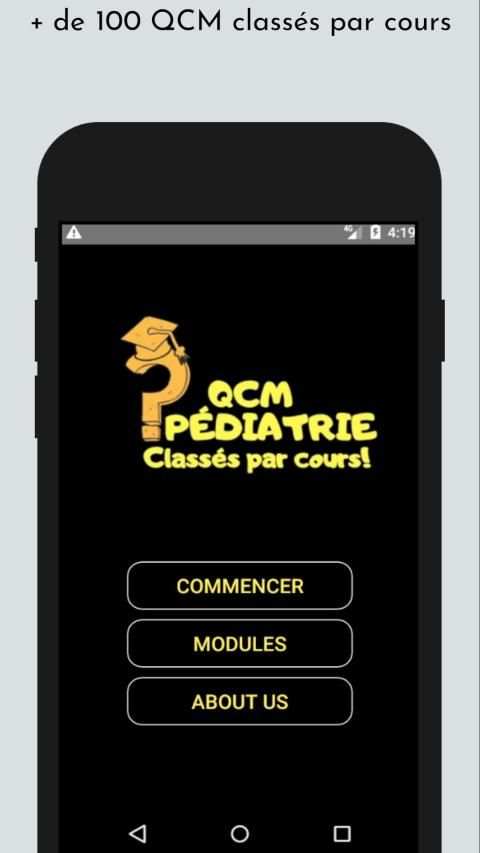QCM Pédiatrie classés par cours screenshot 7
