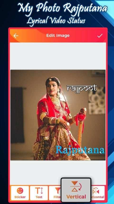 My Photo Rajputana Lyrical Video Status स्क्रीनशॉट 3