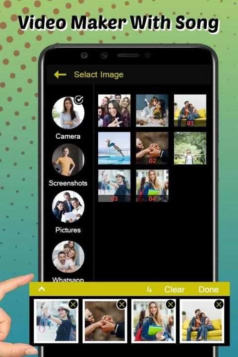Photo Video Maker With Music स्क्रीनशॉट 1