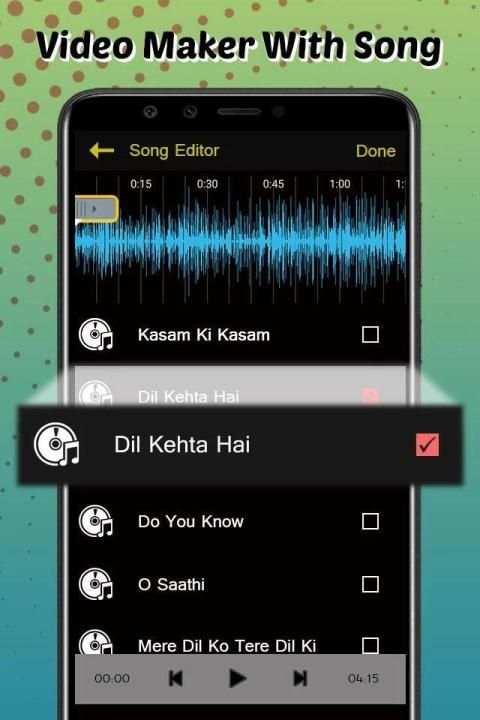 Photo Video Maker With Music स्क्रीनशॉट 5