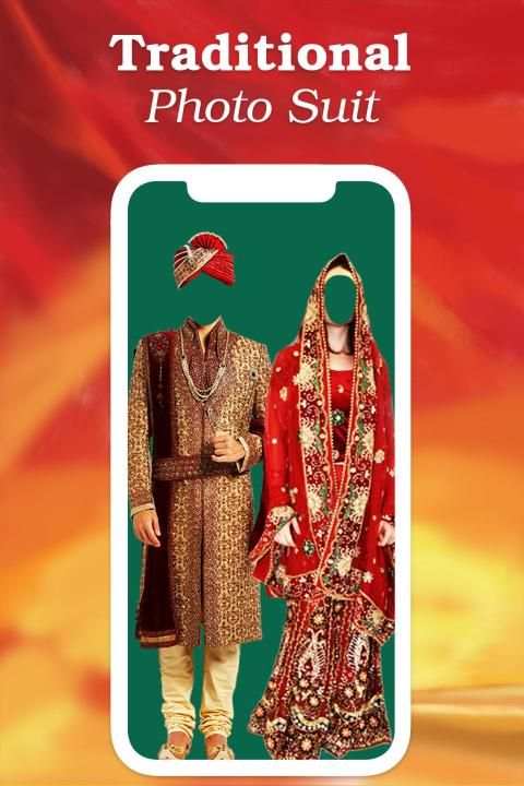 Couple Traditional Photo Suits स्क्रीनशॉट 8