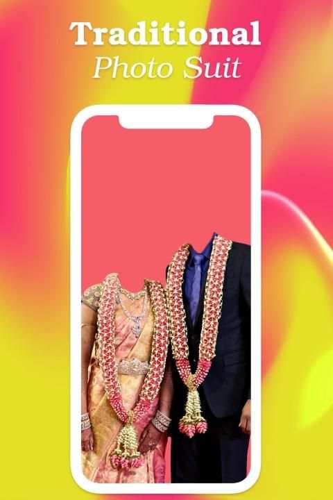 Couple Traditional Photo Suits स्क्रीनशॉट 2