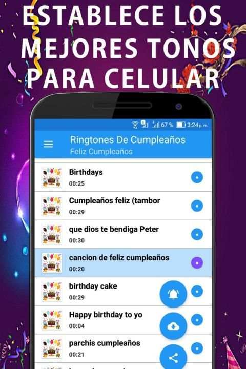 Tonos de Cumpleaños screenshot 2
