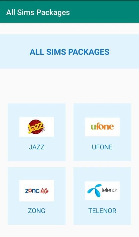 ALL SIM INTERNET PACKAGES screenshot 5