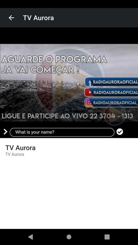 Rede Aurora screenshot 1