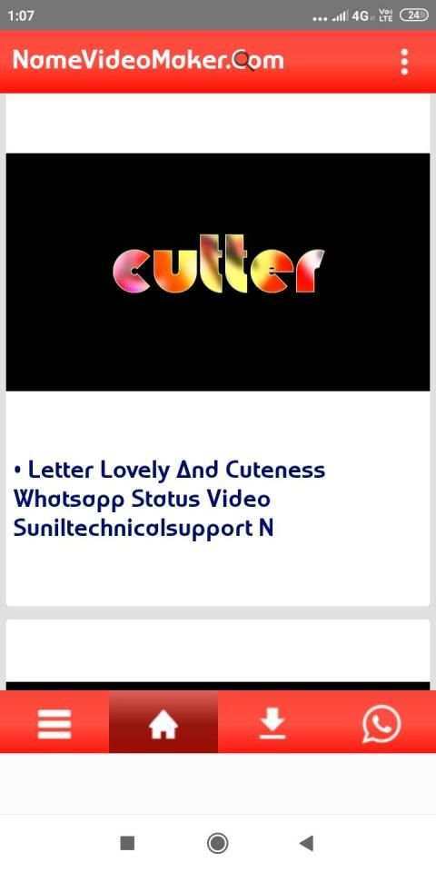 Name Video Maker स्क्रीनशॉट 1