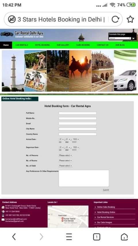 Kumar Tourist Texi Service स्क्रीनशॉट 4