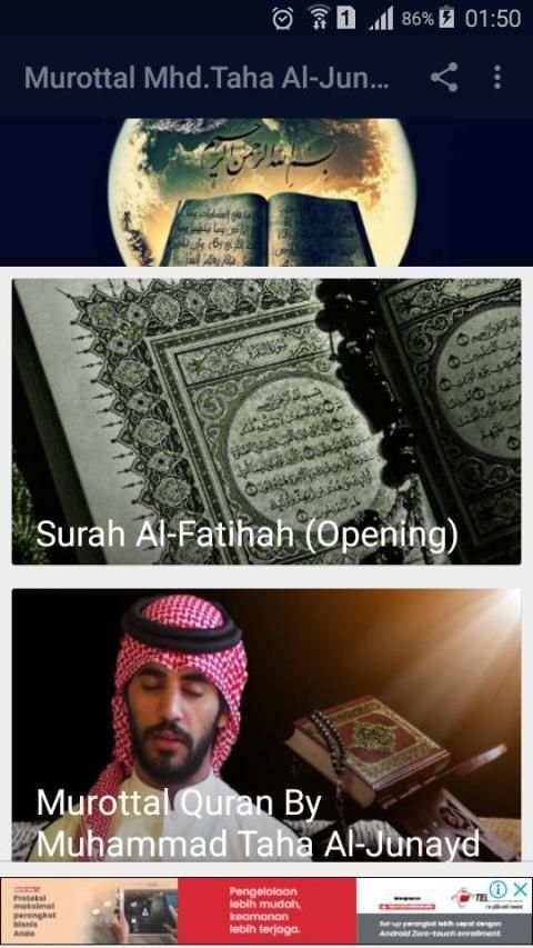 Murottal Offline Muhammad Taha Al-Junayd screenshot 4