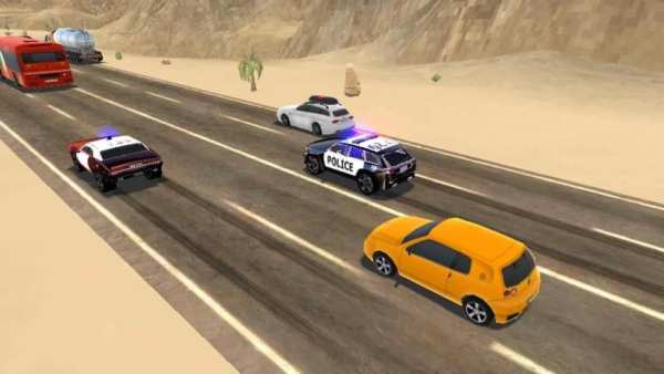 Police Cars Driving: Heavy Traffic Simulator screenshot 2