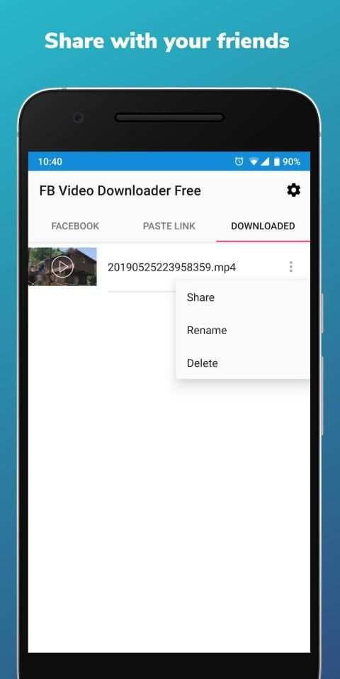 Video Downloader for Facebook - Video Manager screenshot 1
