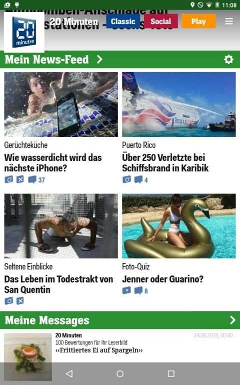 20 Minuten (CH) screenshot 1