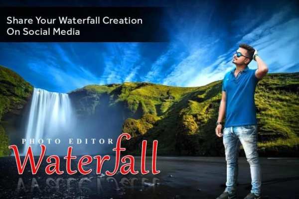 Waterfall Photo Editor स्क्रीनशॉट 1