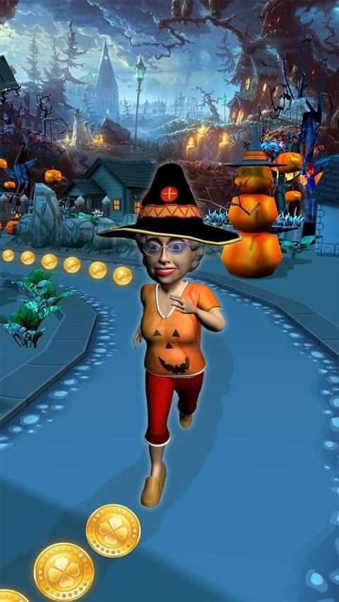 Temple Scary Granny Endless Run स्क्रीनशॉट 4