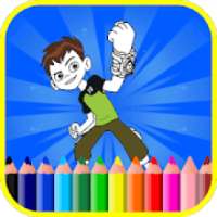 Coloring Pages For Ben Ten Alines