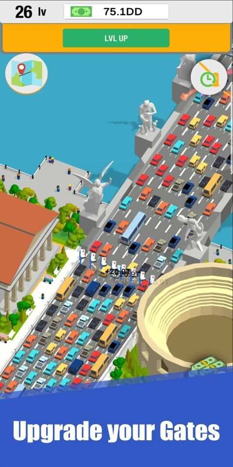 Idle Highway Toll - Car Clicker Game स्क्रीनशॉट 7