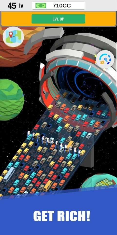 Idle Highway Toll - Car Clicker Game स्क्रीनशॉट 2