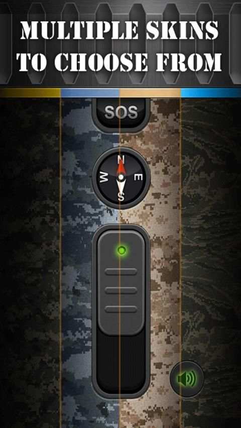 Military Flashlight Free screenshot 7