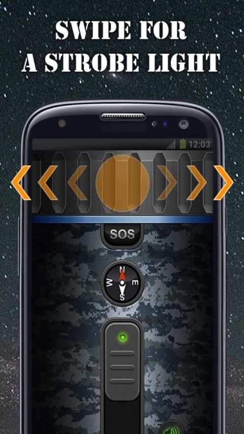 Military Flashlight Free screenshot 11