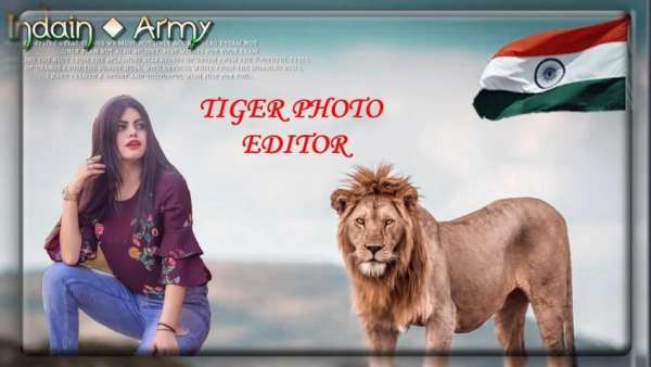 Lion Photo Editor स्क्रीनशॉट 1