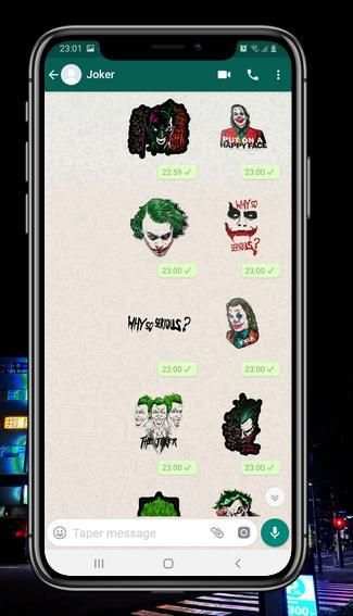 joker Stickers 2020 For WhatsApp - WAStickerApps स्क्रीनशॉट 1