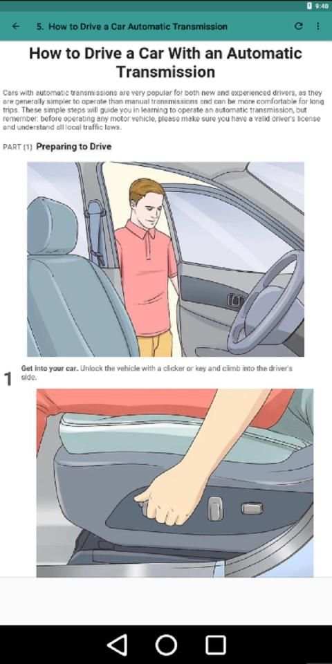 How to Drive a Car Manual / Automatic Transmission स्क्रीनशॉट 3