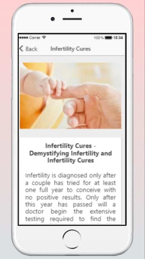 Infertility Cure Get Pregnant screenshot 3