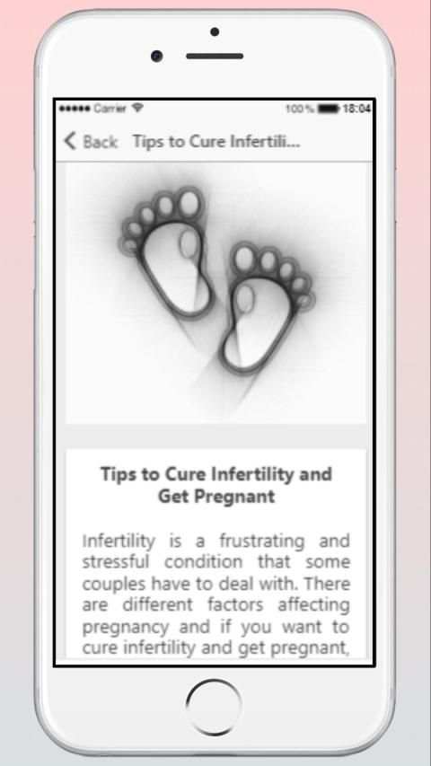 Infertility Cure Get Pregnant screenshot 1