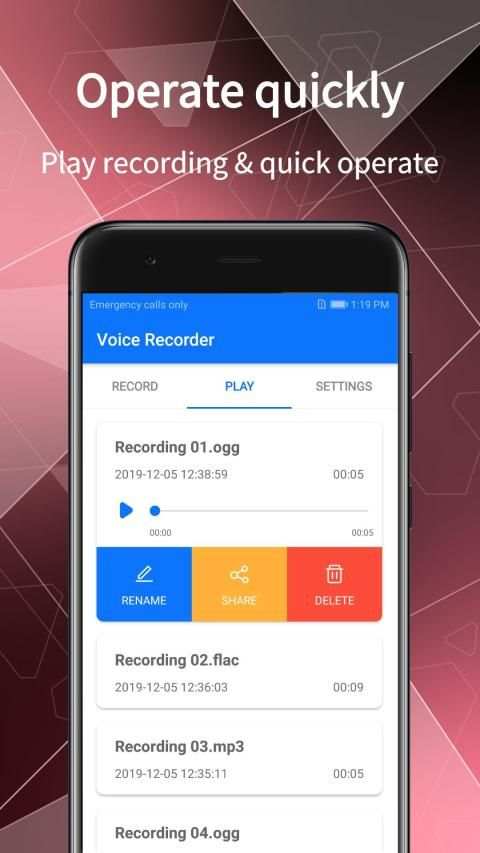 Voice Recorder - Audio Recorder & Sound Recorder स्क्रीनशॉट 4